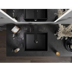 Mexen Goya  Lavoar pe blat  40 x 32 cm,  negru mat - 22184085