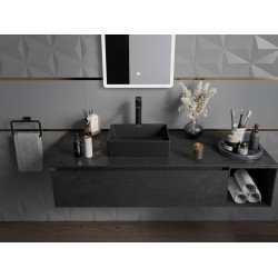 Mexen Goya  Lavoar pe blat  40 x 32 cm,  negru mat - 22184085