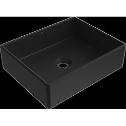 Mexen Goya  Lavoar pe blat  40 x 32 cm,  negru mat - 22184085 Lavoar pe blat fara gaura beterie 467680 Mexen