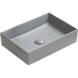 Mexen Goya  Lavoar pe blat  45 x 32 cm,  gri   mat - 22184561 Lavoar pe blat fara gaura beterie 467680 Mexen