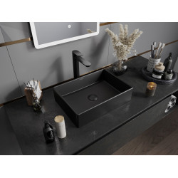 Mexen Goya  Lavoar pe blat  45 x 32 cm,  negru mat - 22184585