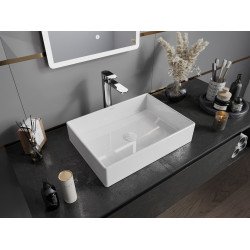 Mexen Goya  Lavoar pe blat  51 x 37 cm,  alb - 22185000 Lavoar pe blat fara gaura beterie 467680 Mexen