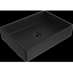 Mexen Goya  Lavoar pe blat  51 x 37 cm,  negru mat - 22185085 Lavoar pe blat fara gaura beterie 467680 Mexen