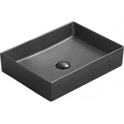 Mexen Goya  Lavoar pe blat  51 x 37 cm,  negru mat - 22185085 Lavoar pe blat fara gaura beterie 467680 Mexen