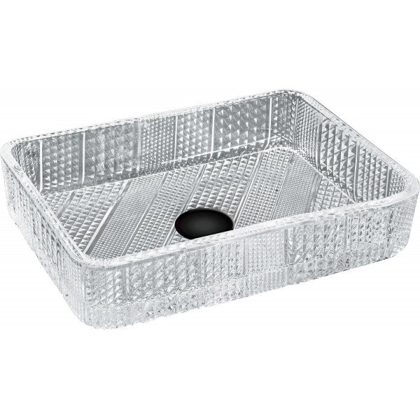 Mexen Akra  sticla  Lavoar pe blat  46 x 33 cm, transparent - 24024600