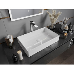 Mexen Goya  Lavoar pe blat  60 x 37 cm,  alb - 22186000 Lavoar pe blat fara gaura beterie 467680 Mexen