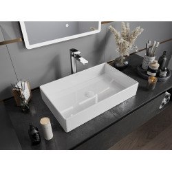 Mexen Goya  Lavoar pe blat  60 x 37 cm,  alb - 22186000 Lavoar pe blat fara gaura beterie 467680 Mexen