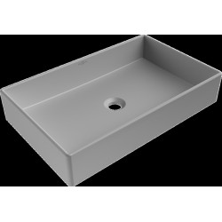 Mexen Goya  Lavoar pe blat  60 x 37 cm,  gri   mat- 22186061 Lavoar pe blat fara gaura beterie 467680 Mexen
