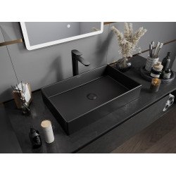 Mexen Goya  Lavoar pe blat  60 x 37 cm,  negru mat- 22186085