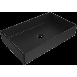 Mexen Goya  Lavoar pe blat  60 x 37 cm,  negru mat- 22186085 Lavoar pe blat fara gaura beterie 467680 Mexen