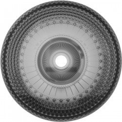 Mexen Heba  sticla  Lavoar pe blat  45 x 45 cm,  negru - 24064570