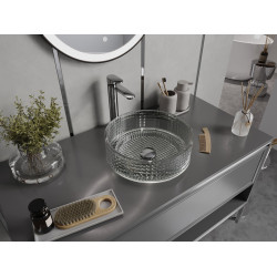 Mexen Lira  sticla  Lavoar pe blat  37 x 37 cm, transparent - 24053700