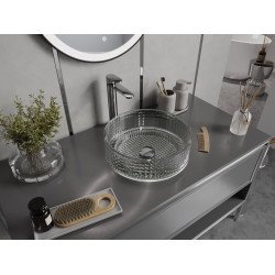 Mexen Lira  sticla  Lavoar pe blat  37 x 37 cm, transparent - 24053700