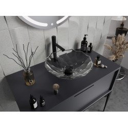 Mexen Inga  sticla  Lavoar pe blat  44 x 44 cm, transparent - 24074400