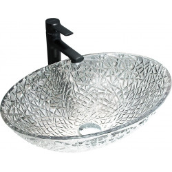 Mexen Goa  sticla  Lavoar pe blat  50 x 36 cm, transparent - 24085000