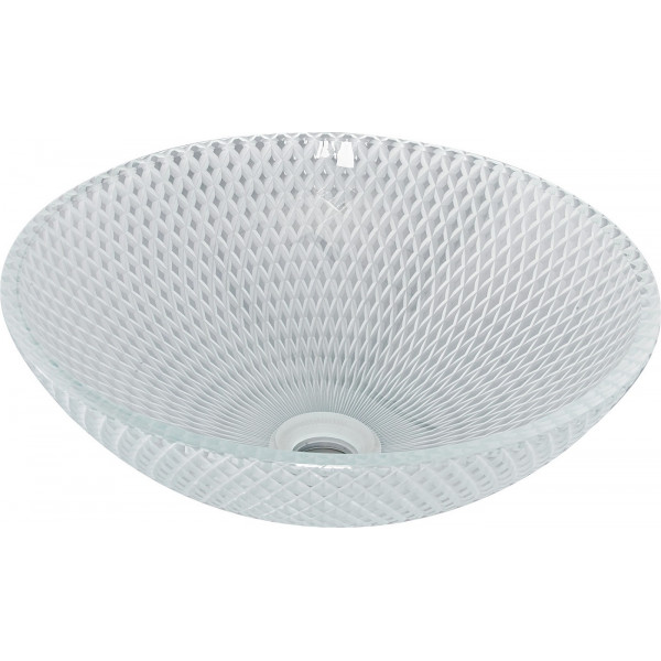 Mexen Olza  sticla  Lavoar pe blat  42 x 42 cm, transparent - 24094200