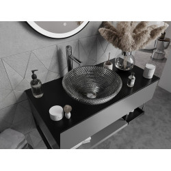 Mexen Olza  sticla  Lavoar pe blat  42 x 42 cm, transparent - 24094200