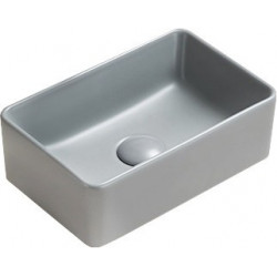 Mexen Nadia  Lavoar pe blat  36 x 23 cm,  gri   mat - 21613661 Lavoar pe blat fara gaura beterie 467680 Mexen