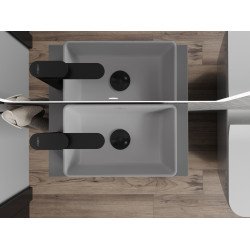 Mexen Nadia  Lavoar pe blat  36 x 23 cm,  gri   mat - 21613661