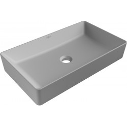 Mexen Nadia  Lavoar pe blat  60 x 35 cm,  gri   mat - 21616061 Lavoar pe blat fara gaura beterie 467680 Mexen