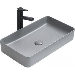 Mexen Nadia  Lavoar pe blat  60 x 35 cm,  gri   mat - 21616061 Lavoar pe blat fara gaura beterie 467680 Mexen