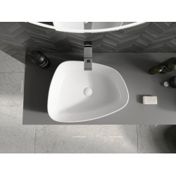 Mexen Ono  Lavoar pe blat  kompozit 51 x 39 cm,  alb - 23045101