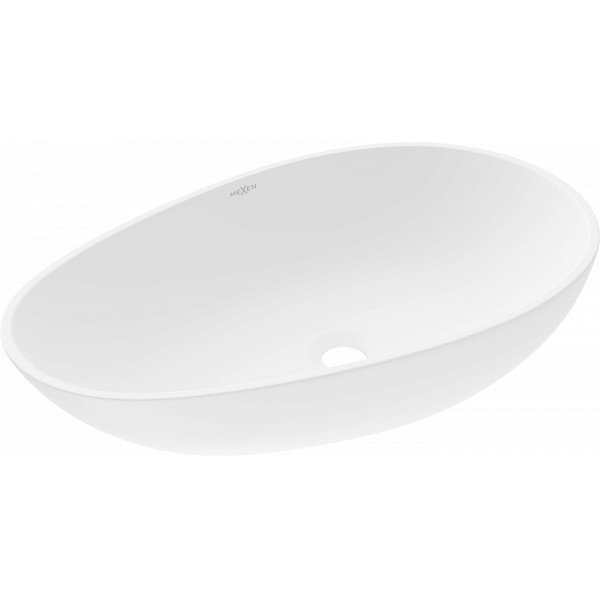 Mexen Nora  Lavoar pe blat  kompozit 60 x 36 cm,  alb - 23056001