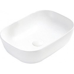 Mexen Rita  Lavoar pe blat  45 x 32 cm,  alb mat - 21084501 Lavoar pe blat fara gaura beterie 467680 Mexen