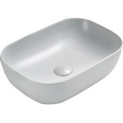 Mexen Rita  Lavoar pe blat  45 x 32 cm, platina mat - 21084563 Lavoar pe blat fara gaura beterie 467680 Mexen