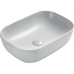 Mexen Rita  Lavoar pe blat  45 x 32 cm, platina mat - 21084563 Lavoar pe blat fara gaura beterie 467680 Mexen