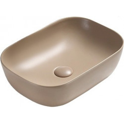 Mexen Rita  Lavoar pe blat  45 x 32 cm, cappuccino mat - 21084564 Lavoar pe blat fara gaura beterie 467680 Mexen