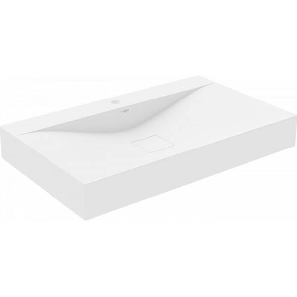 Mexen Poli  Lavoar pe blat  kompozit 1/O 80 x 48 cm,  alb - 23028001