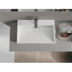 Mexen Ava  Lavoar pe blat  kompozit 1/O 60 x 38 cm,  alb - 23016001