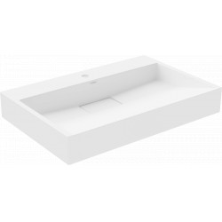 Mexen Ava  Lavoar pe blat  kompozit 1/O 70 x 46 cm,  alb - 23017001 Lavoar pe blat fara gaura beterie 467680 Mexen