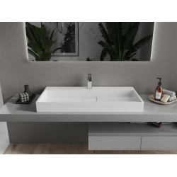 Mexen Ava  Lavoar pe blat  kompozit 1/O 100 x 46 cm,  alb - 23011001