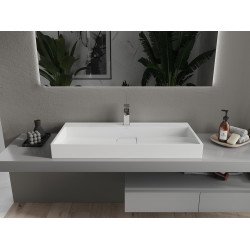 Mexen Ava  Lavoar pe blat  kompozit 1/O 100 x 46 cm,  alb - 23011001