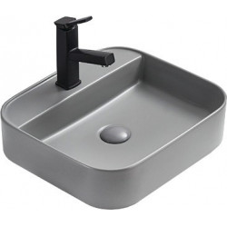 Mexen Sofia  Lavoar pe blat  50 x 40 cm,  gri   mat - 22155061 Lavoar pe blat fara gaura beterie 467680 Mexen