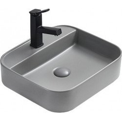 Mexen Sofia  Lavoar pe blat  50 x 40 cm,  gri   mat - 22155061 Lavoar pe blat fara gaura beterie 467680 Mexen