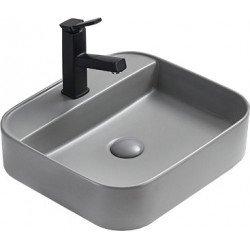 Mexen Sofia  Lavoar pe blat  50 x 40 cm,  gri   mat - 22155061 Lavoar pe blat fara gaura beterie 467680 Mexen