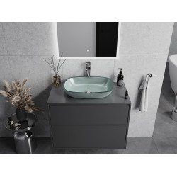 Mexen Araks  sticla  Lavoar pe blat  54 x 39 cm, argintiu  - 24155411