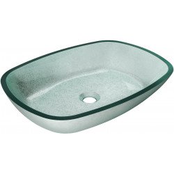 Mexen Araks  sticla  Lavoar pe blat  54 x 39 cm, argintiu  - 24155411