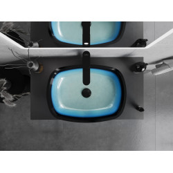 Mexen Araks  sticla  Lavoar pe blat  54 x 39 cm, albastru  - 24155447