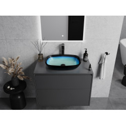 Mexen Araks  sticla  Lavoar pe blat  54 x 39 cm, albastru  - 24155447