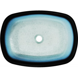 Mexen Araks  sticla  Lavoar pe blat  54 x 39 cm, albastru  - 24155447