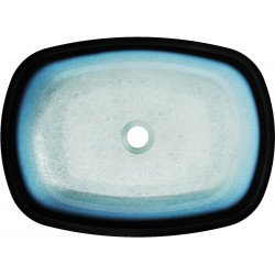 Mexen Araks  sticla  Lavoar pe blat  54 x 39 cm, albastru  - 24155447