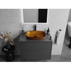 Mexen Araks  sticla  Lavoar pe blat  54 x 39 cm, auriu - 24155450