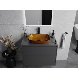 Mexen Araks  sticla  Lavoar pe blat  54 x 39 cm, auriu - 24155450