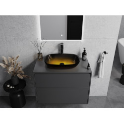 Mexen Araks  sticla  Lavoar pe blat  54 x 39 cm, auriu - 24155451