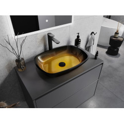 Mexen Araks  sticla  Lavoar pe blat  54 x 39 cm, auriu - 24155451