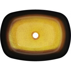 Mexen Araks  sticla  Lavoar pe blat  54 x 39 cm, auriu - 24155451